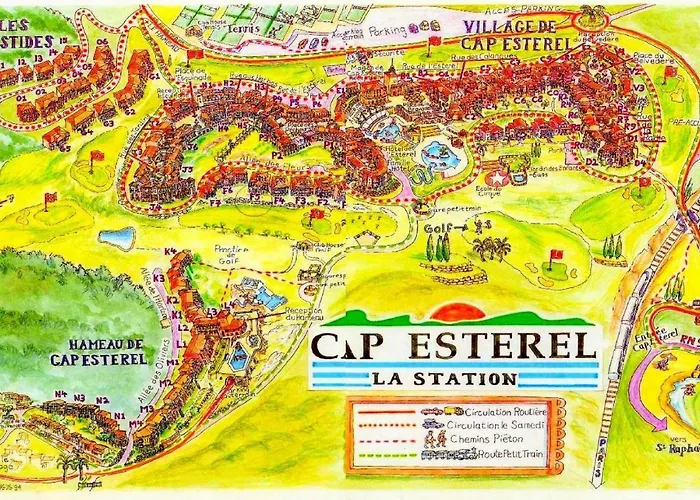 Huuummm C'est La ! Beau T2 Cap Esterel Village Avec Clim ! شقة